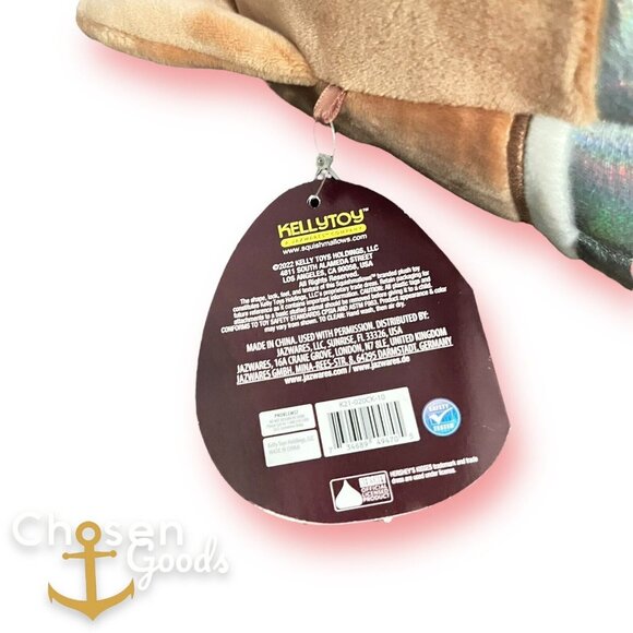 Squishmallows Chocolate Scented Regina The Corgi Hersheys Kisses Heart Glasses - Picture 8 of 9